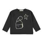 Babyclic Shirt Girocollo tinta unita con Stampa Grigio per Bambino L2164211308 GRIGIO BABYCLIC 
