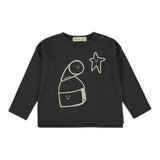 Babyclic Shirt Girocollo tinta unita con Stampa Grigio per Bambino L2164211308 GRIGIO BABYCLIC 