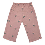 Babyclic Pantalone tinta unita con Stampa Rosa per Bambina L246303707 ROSA BABYCLIC 