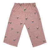 Babyclic Pantalone tinta unita con Stampa Rosa per Bambina L246303707 ROSA BABYCLIC 