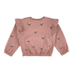 Babyclic Felpa Chiusa Girocollo tinta unita Rosa per Bambina L276303J ROSA BABYCLIC 