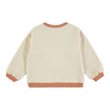 Babyclic Felpa Chiusa Girocollo con Stampa Beige per Bambino L276310009 BEIGE BABYCLIC 