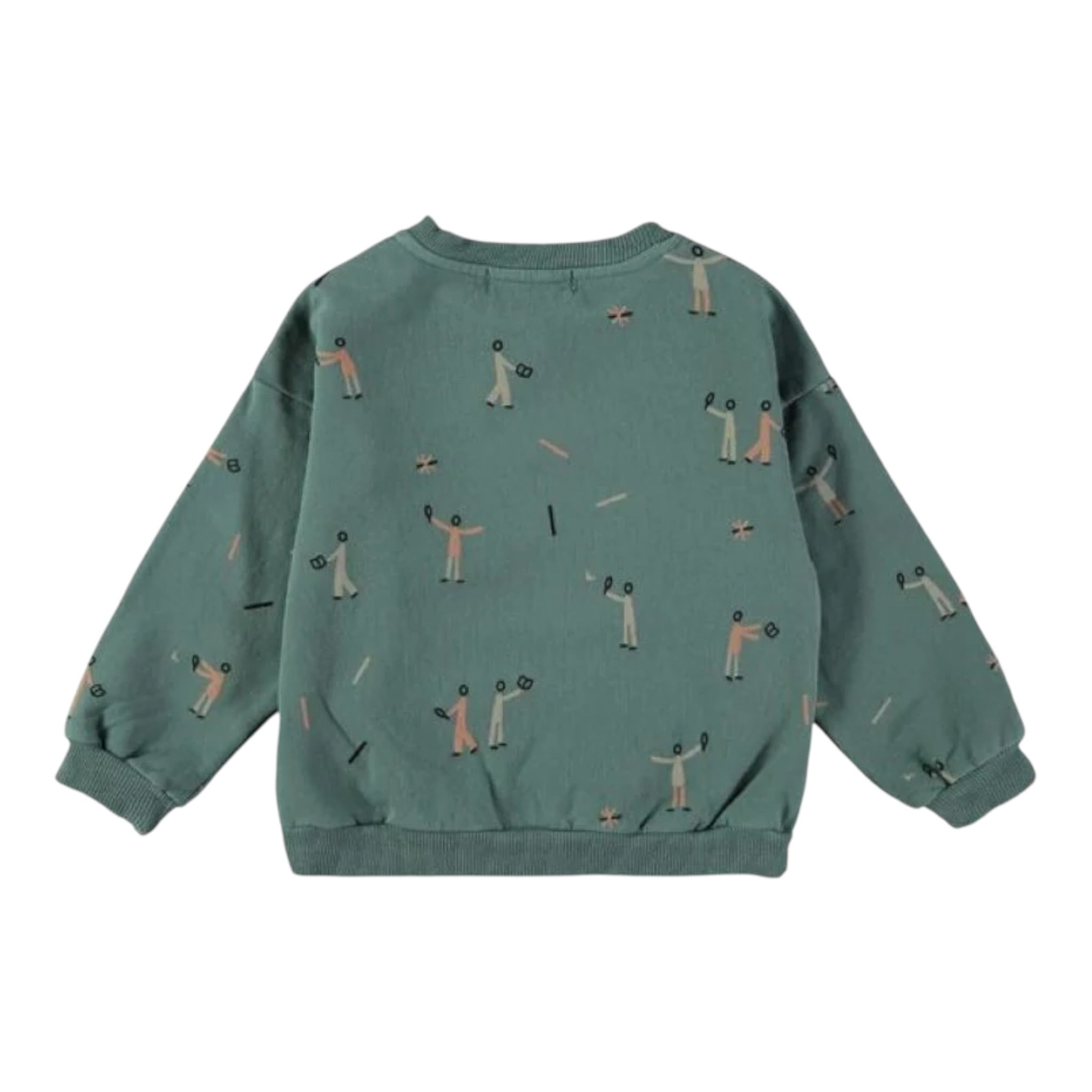 Babyclic Felpa Chiusa Girocollo tinta unita Verde per Bambino L276370005J VERDE BABYCLIC 
