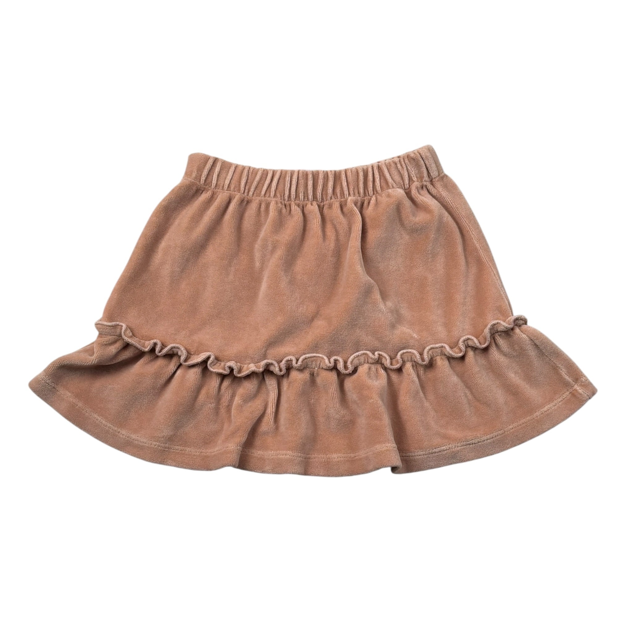 Babyclic Gonna tinta unita In Velluto Rosa per Bambina L333411107 ROSA BABYCLIC 
