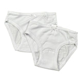 Babyvip Set 2 Slip tinta unita Bianco per Bambina 4204 BIANCO BABYVIP 