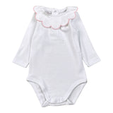 Babyvip Body tinta unita con Colletto Bianco per Neonata J1744 BIANCO BABYVIP 