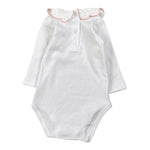 Babyvip Body tinta unita con Colletto Bianco per Neonata J1744 BIANCO BABYVIP 