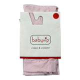 Babyvip Calze tinta unita con Stampa Rosa per Bambina J8372J ROSA BABYVIP 