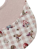 Babyvip Bavetta tinta unita con Fantasia Rosa per Neonata T17052 ROSA BABYVIP 