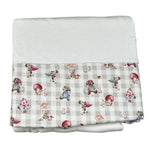 Babyvip Coperta tinta unita con Stampa Bianco per Neonata T1737 BIANCO BABYVIP 