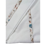 Babyvip Lenzuola Set 3Pz tinta unita Bianco per Neonata T1738 BIANCO BABYVIP 