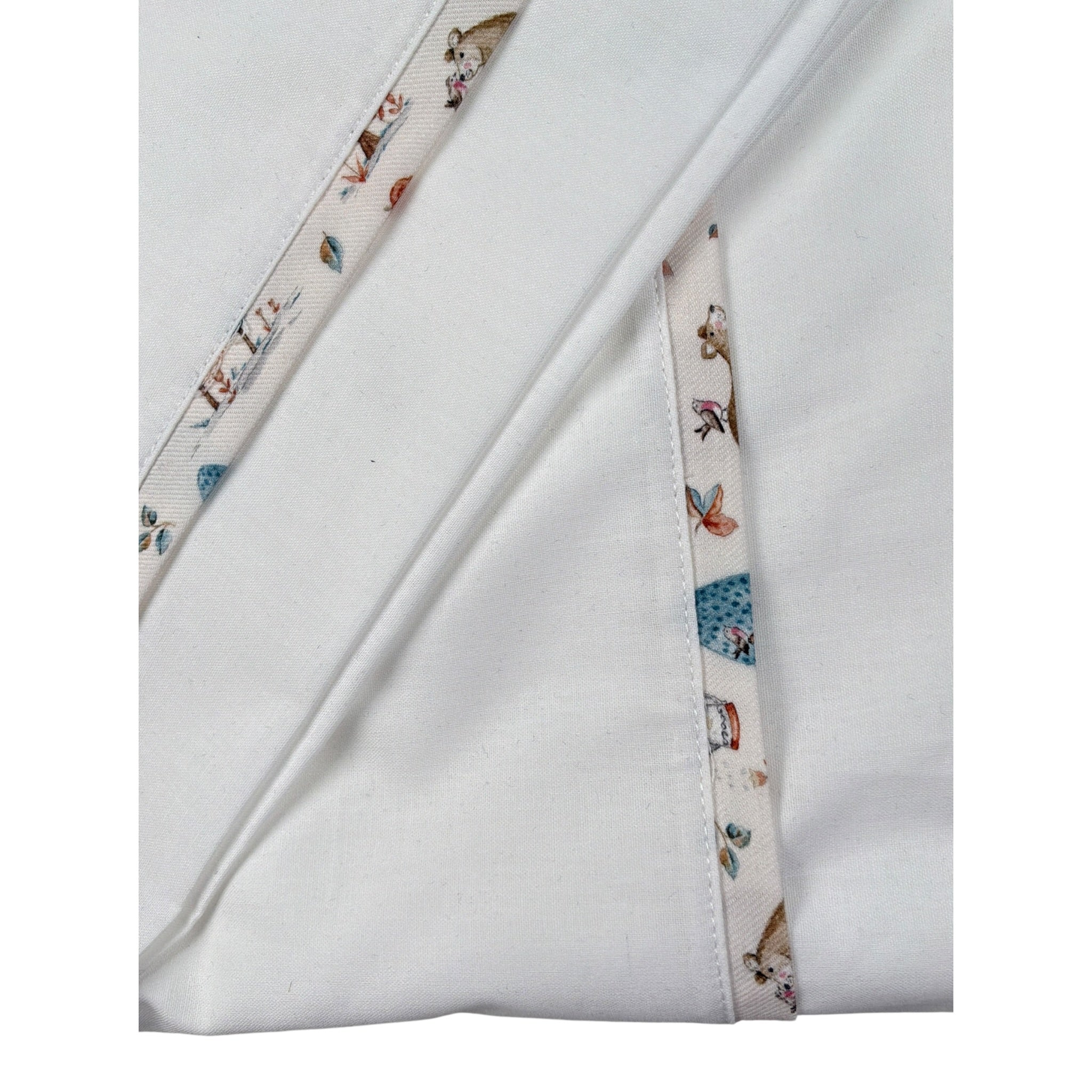 Babyvip Lenzuola Set 3Pz tinta unita Bianco per Neonata T1738 BIANCO BABYVIP 