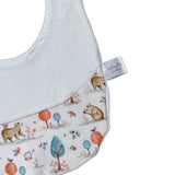 Babyvip Bavetta tinta unita con Fantasia Bianco per Neonata T1743 BIANCO BABYVIP 