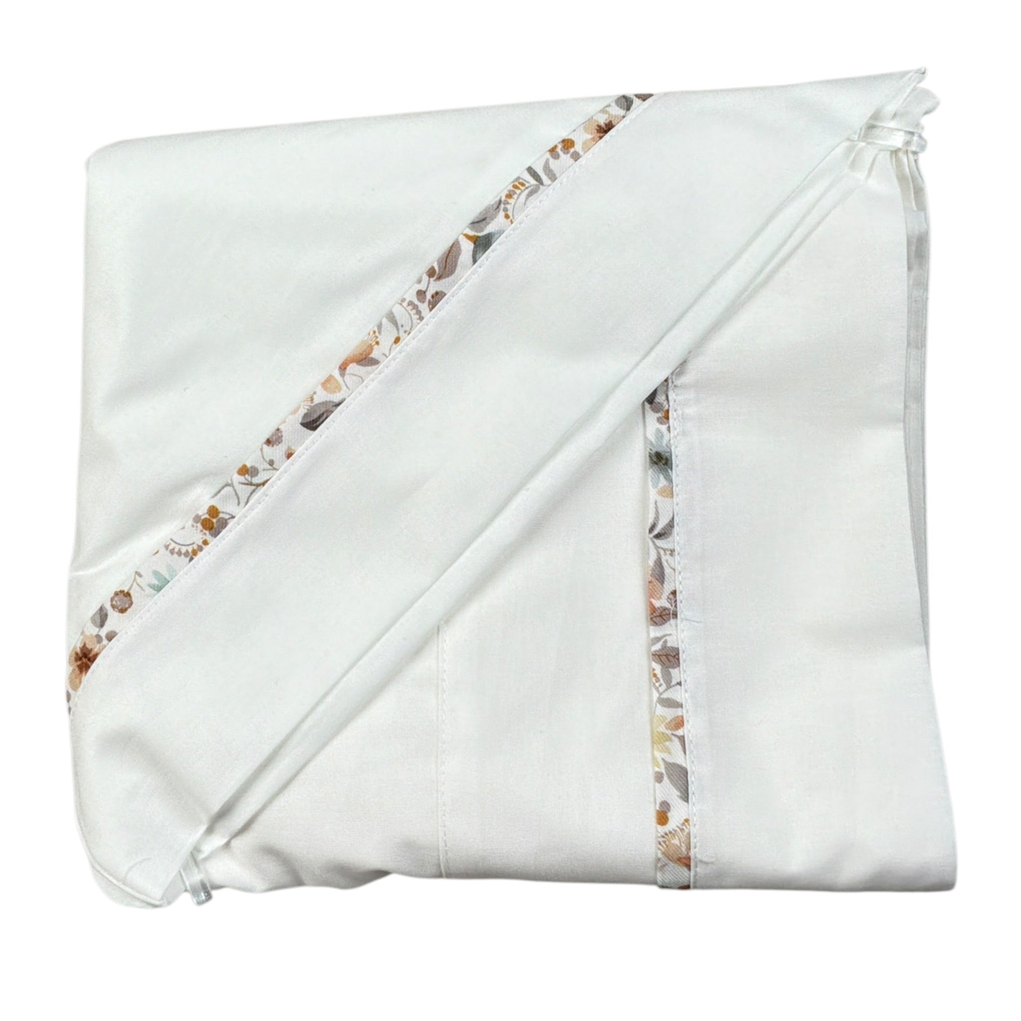 Babyvip Lenzuola Set 3Pz tinta unita Bianco per Neonata T1745 BIANCO BABYVIP 