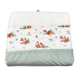 Babyvip Coperta Bicolore con Stampa Bianco per Neonata T1779 BIANCO BABYVIP 