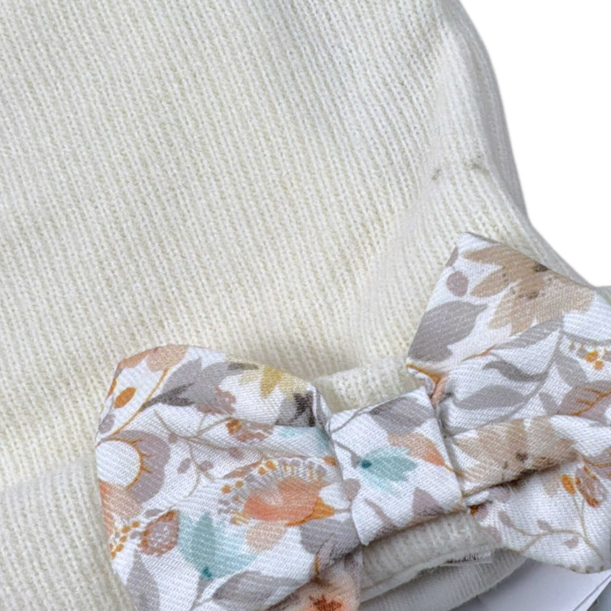 Babyvip Cappello tinta unita con Fiocco Panna per Neonata T1796 PANNA BABYVIP 