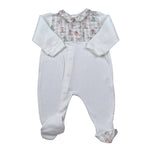 Babyvip Tutina tinta unita con Colletto Bianco per Neonata T2875 BIANCO BABYVIP 