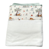 Babyvip Coperta Bicolore con Stampa Bianco per Neonata T4012 BIANCO BABYVIP 