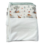 Babyvip Coperta Bicolore con Stampa Bianco per Neonata T4012 BIANCO BABYVIP 