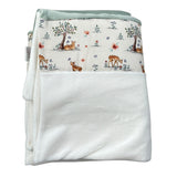 Babyvip Coperta Bicolore con Stampa Bianco per Neonata T4012 BIANCO BABYVIP 