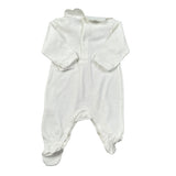 Babyvip Tutina tinta unita con Colletto Bianco per Neonata T4309 BIANCO BABYVIP 