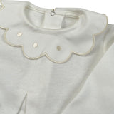 Babyvip Tutina tinta unita con Colletto Bianco per Neonata T4309 BIANCO BABYVIP 