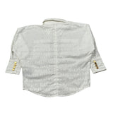 Balmain Camicia Manica Lunga tinta unita Bianco per Bambina 6Q5530 BIANCO BALMAIN 