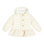 Balmain Giubbino tinta unita con Cappuccio Panna per Neonata BT2020 PANNA BALMAIN 