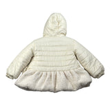 Balmain Giubbino tinta unita con Cappuccio Panna per Neonata BT2020 PANNA BALMAIN 