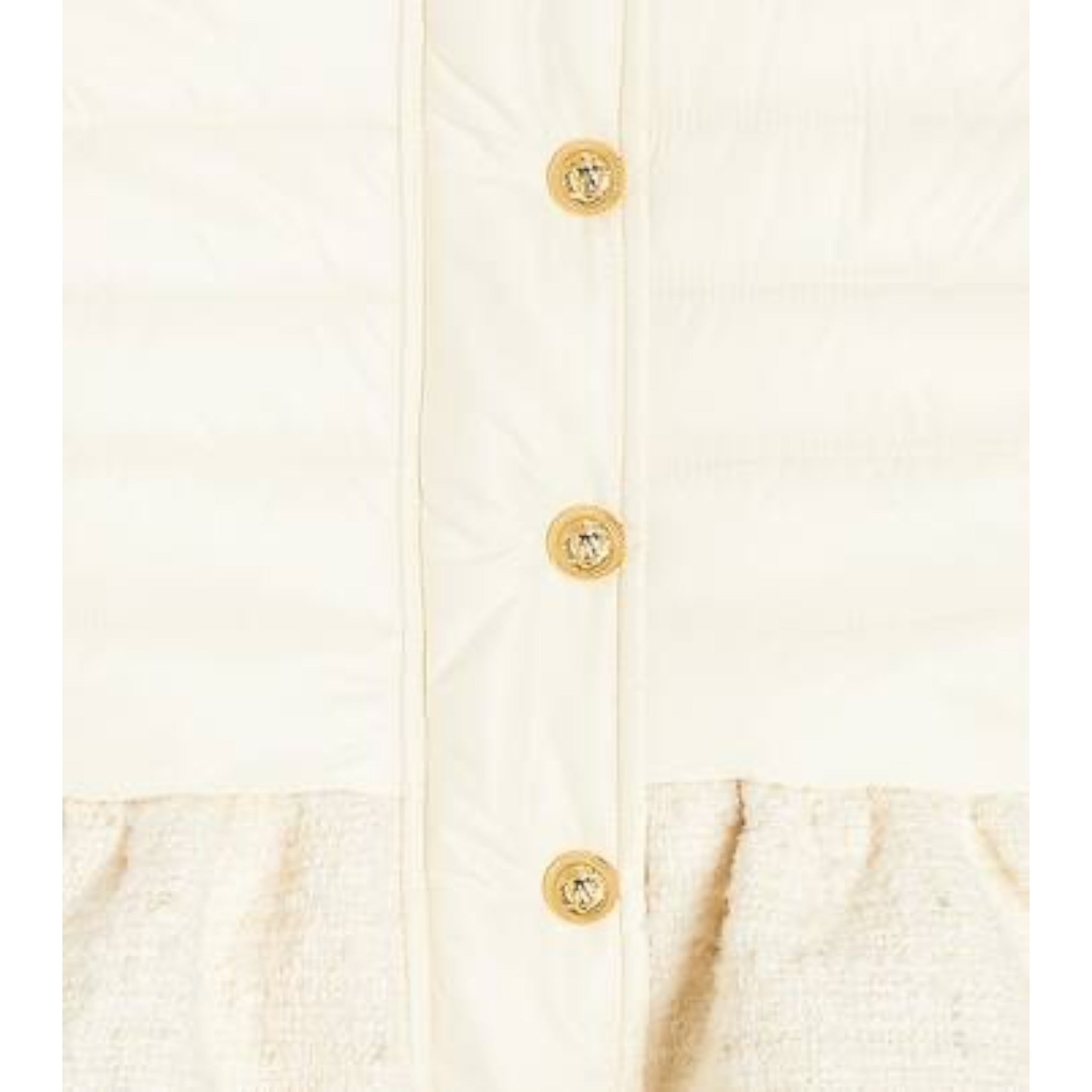Balmain Giubbino tinta unita con Cappuccio Panna per Neonata BT2020 PANNA BALMAIN 
