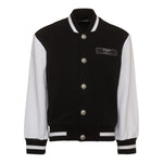 Balmain Felpa con Bottoni tinta unita con Maniche In Contrasto Nero per Bambino BV4R40 NERO BALMAIN 