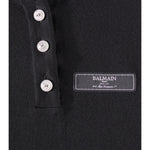 Balmain Gilet In Maglia tinta unita con Logo Nero per Bambino BV9P32 NERO BALMAIN 