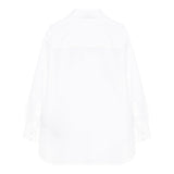 Balmain Camicia Manica Lunga tinta unita con Logo Bianco per Bambino BW5P20 BIANCO BALMAIN 