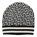 Balmain Cappello tinta unita Logato Bianco per Bambina BX0P07 BIANCO BALMAIN 