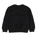 Balmain Felpa tinta unita Girocollo con Logo Nero per Neonato BX4540 NERO BALMAIN 