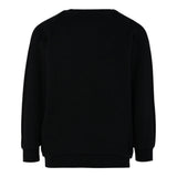 Balmain Felpa Chiusa Girocollo tinta unita con Stampa Nero per Bambino BX4P80 NERO BALMAIN 