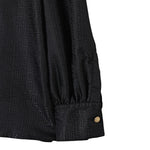 Balmain Camicia tinta unita Logata Nero per Bambina BX5A30 NERO BALMAIN 