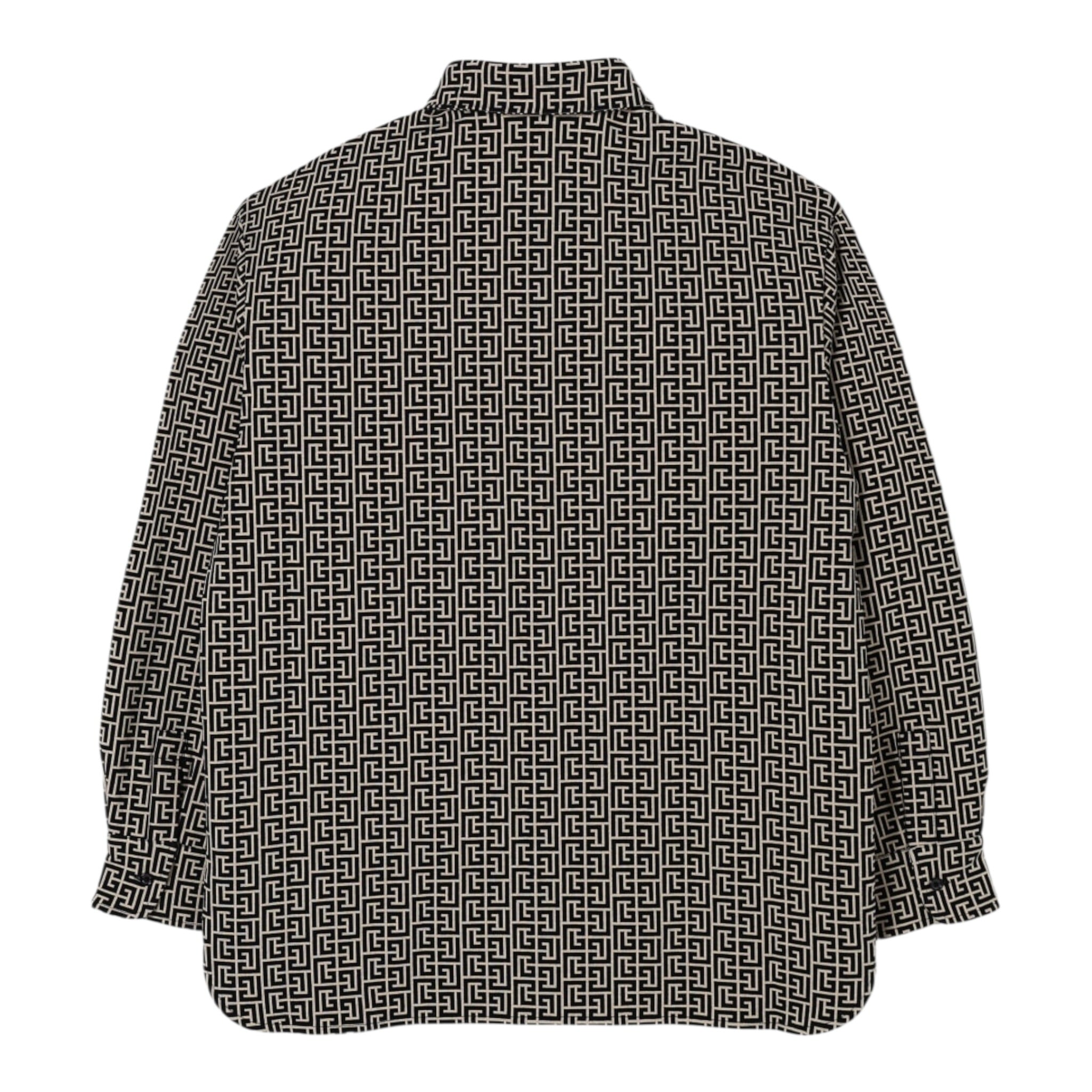 Balmain Camicia tinta unita Logata Panna per Bambina BX5P10 PANNA BALMAIN 