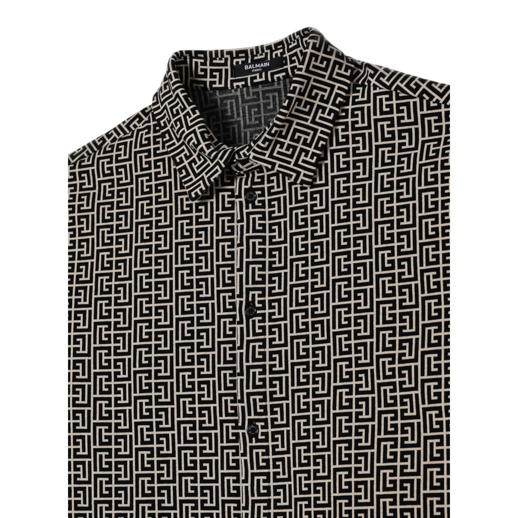 Balmain Camicia tinta unita Logata Panna per Bambina BX5P10 PANNA BALMAIN 