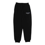 Balmain Pantalone Tuta tinta unita con Logo Nero per Bambino BX6500J NERO BALMAIN 