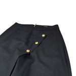 Balmain Pantalone tinta unita Elegante Nero per Bambina BX6B80 NERO BALMAIN 