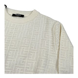Balmain Maglia Girocollo tinta unita Panna per Bambino BX9P30 PANNA BALMAIN 