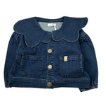 Bamboom+Babies Giacca tinta unita In Denim Blu per Neonata 1022 BLU BAMBOOM+BABIES 