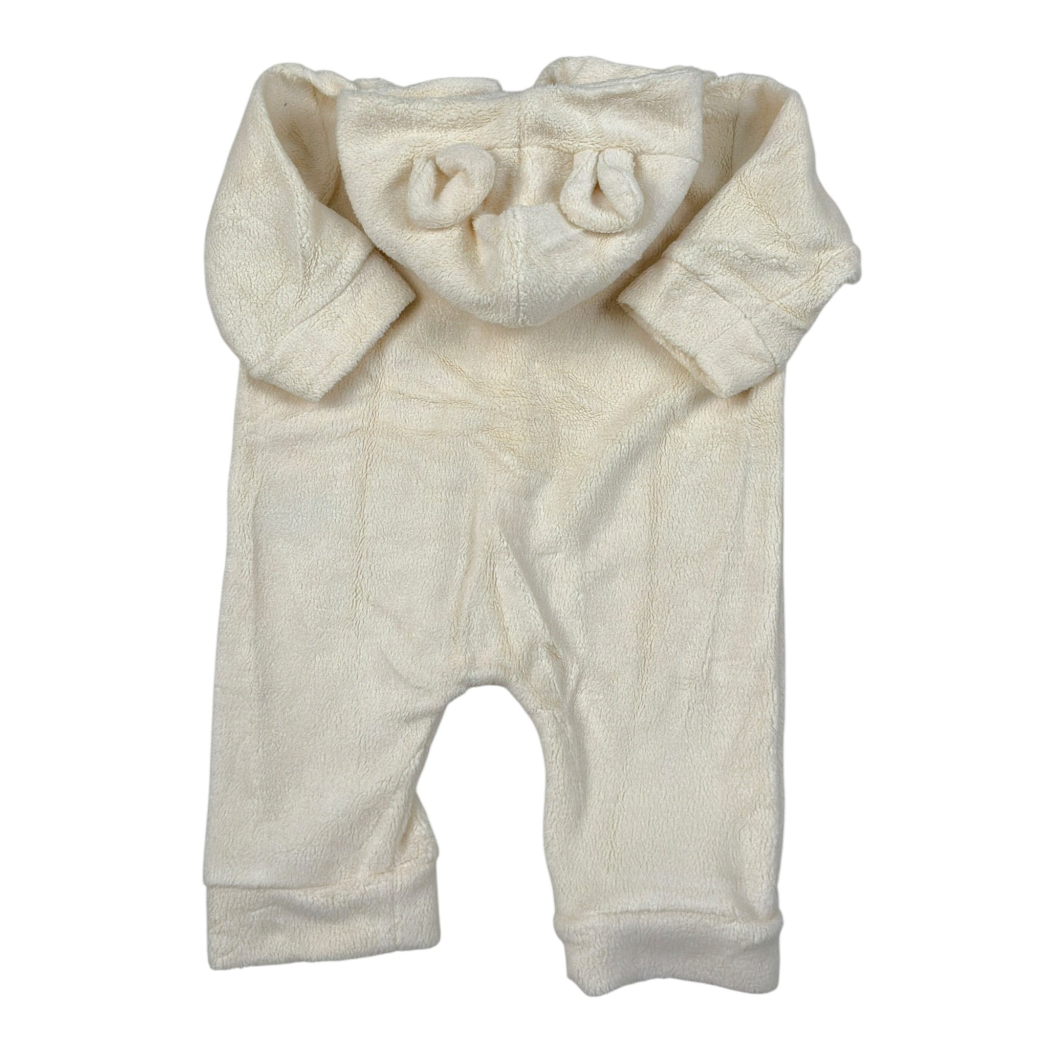 Bamboom+Babies Tutina tinta unita con Cappuccio Panna per Neonato 1066 PANNA BAMBOOM+BABIES 