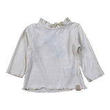 Bamboom+Babies Shirt Girocollo tinta unita Panna per Bambina 10688J PANNA BAMBOOM+BABIES 
