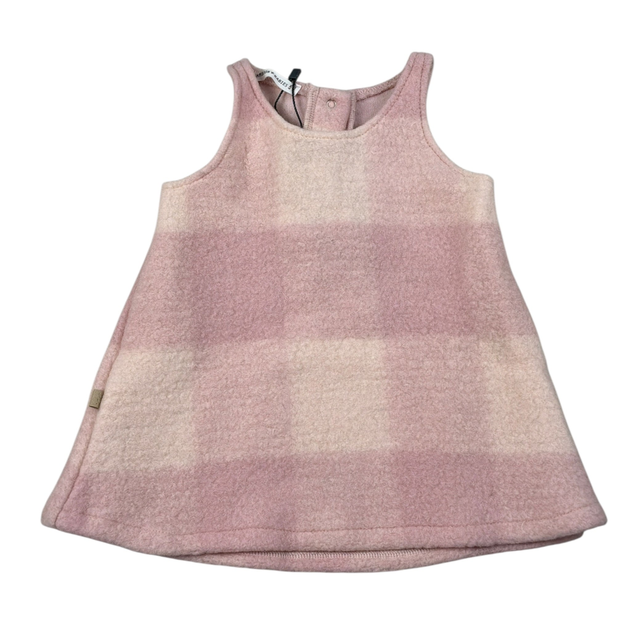 Bamboom+Babies Abito tinta unita Giromanica Rosa per Neonata 1071 ROSA BAMBOOM+BABIES 