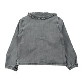 Bamboom+Babies Camicia Manica Lunga In Denim tinta unita Grigio per Neonata 1085 GRIGIO BAMBOOM+BABIES 