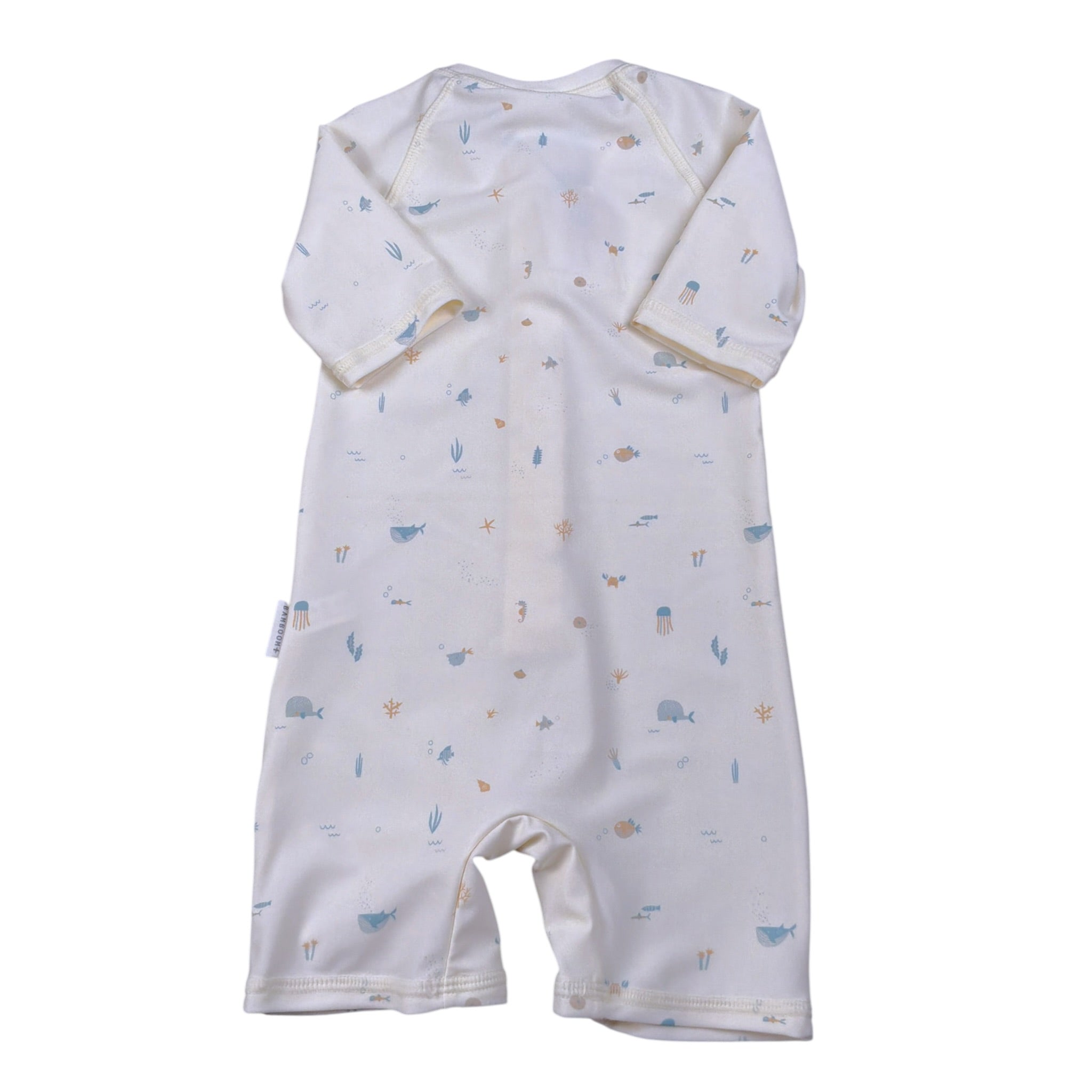 Bamboom+Babies Costume Intero tinta unita con Stampa Panna per Bambino 726 PANNA BAMBOOM+BABIES 