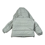 Bamboom+Babies Giubbino tinta unita con Zip E Cappuccio Grigio per Neonato IEIEI GRIGIO BAMBOOM+BABIES 