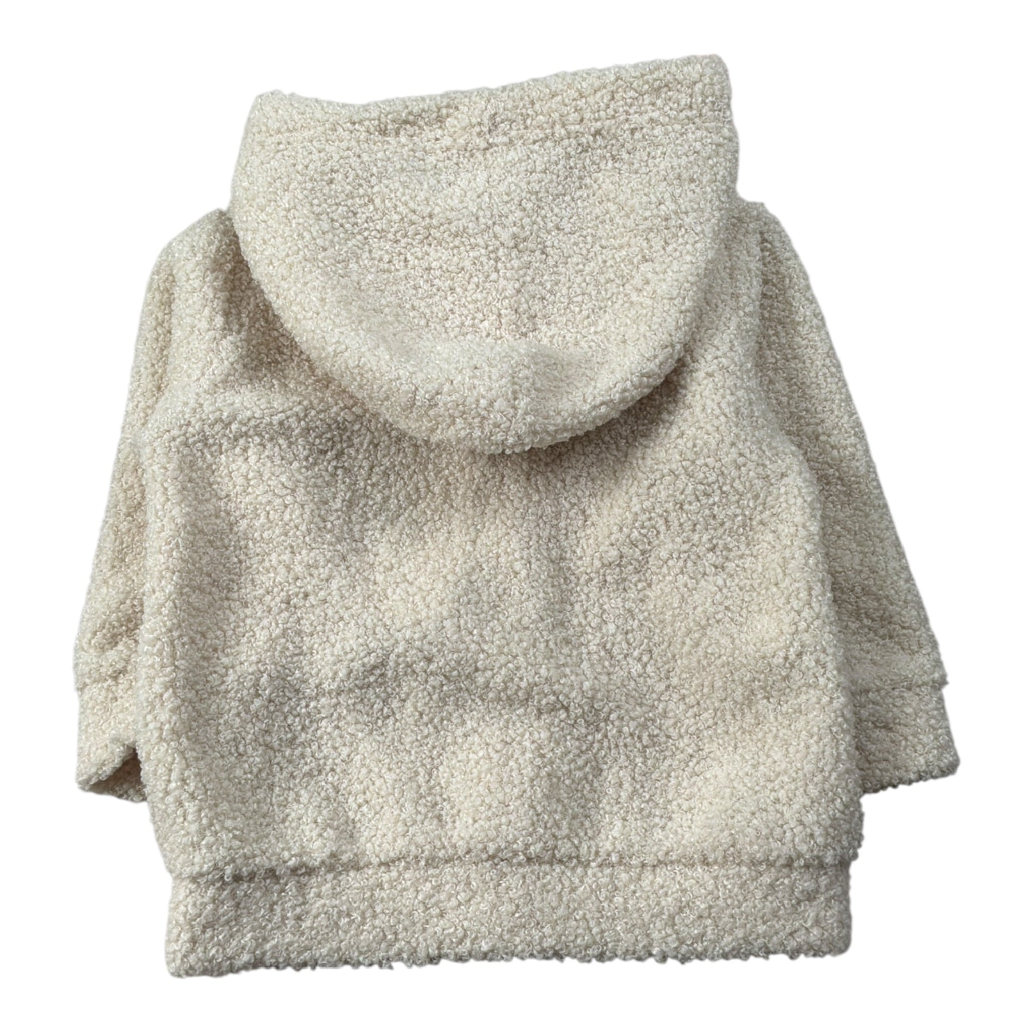 Barcellino Pelliccia Teddy tinta unita con Cappuccio Beige per Neonato 125114X BEIGE BARCELLINO 